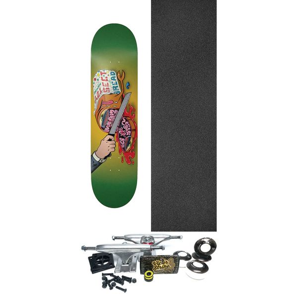 Toy Machine Skateboards Braden Hoban Sliced Skateboard Deck - 8.5" x 31.88" - Complete Skateboard Bundle